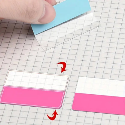 120 Sheets Colorful Paper Label Index Stickers + 1pc OPP Bag - Easy Organization for Office, Home & School Documents (10pcs)